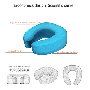 Factory wholesale cheap orthopedic kids neck rest pillow