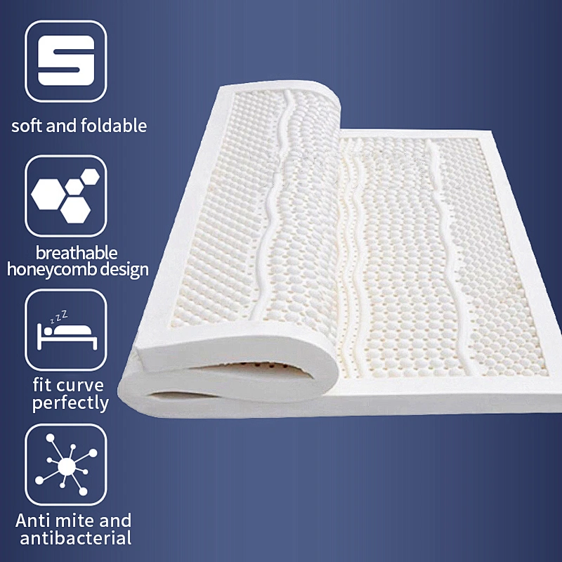 MSDS China factory produces high quality vacuum packed latex mattress in a box