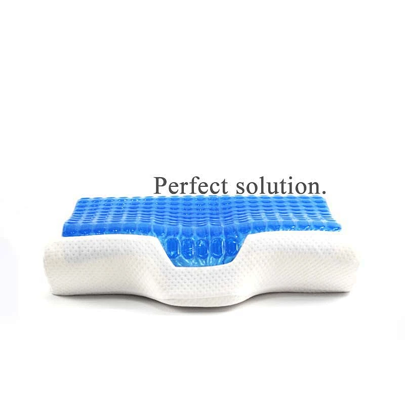saien Hotel Cheap Sleeping wedge Anti bacterial Adult Memory Foam Gel Pillow