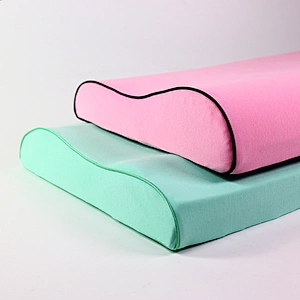 2020 Wholesale Orthopedic Healthy Breathable Cotton Memory Foam Newborn Baby Pillow