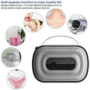 New Phone Sterilizer Face Cover/ Toothbrush / Jewelry / Mobile for disinfection UV light sterilizer
