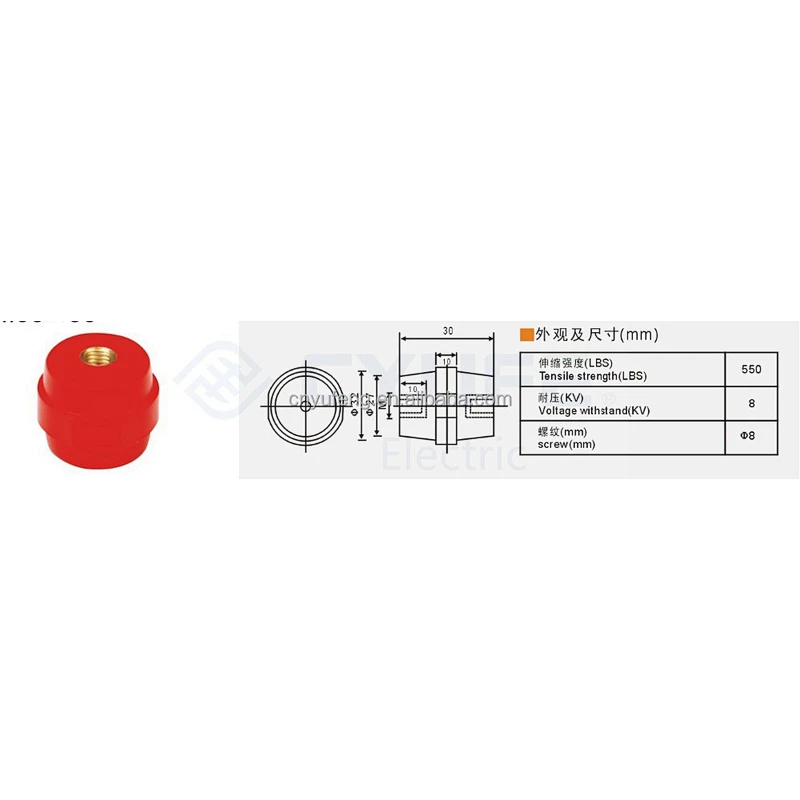 Low voltage busbar insulator