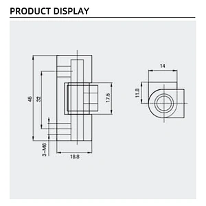 Metal Cabinet Door Hinge Door Lifting Hinge Zinc Alloy Die Cast 3D Model Design Graphic Design Courtyard