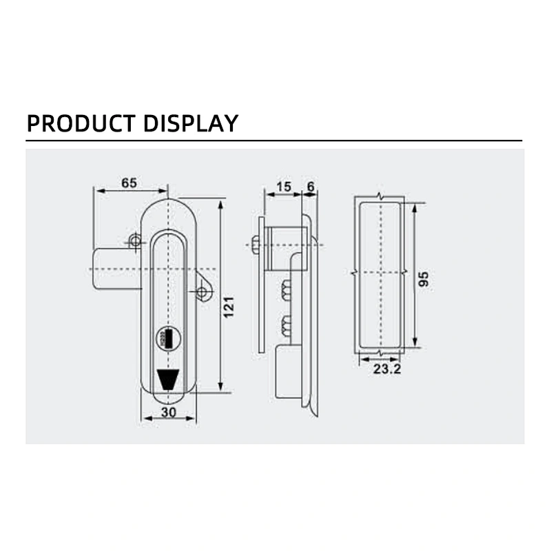 switchboard cabinet electrical panel door  handle door Panel lock