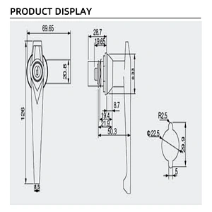 High Quality Handle Lock  cabinet handle latch