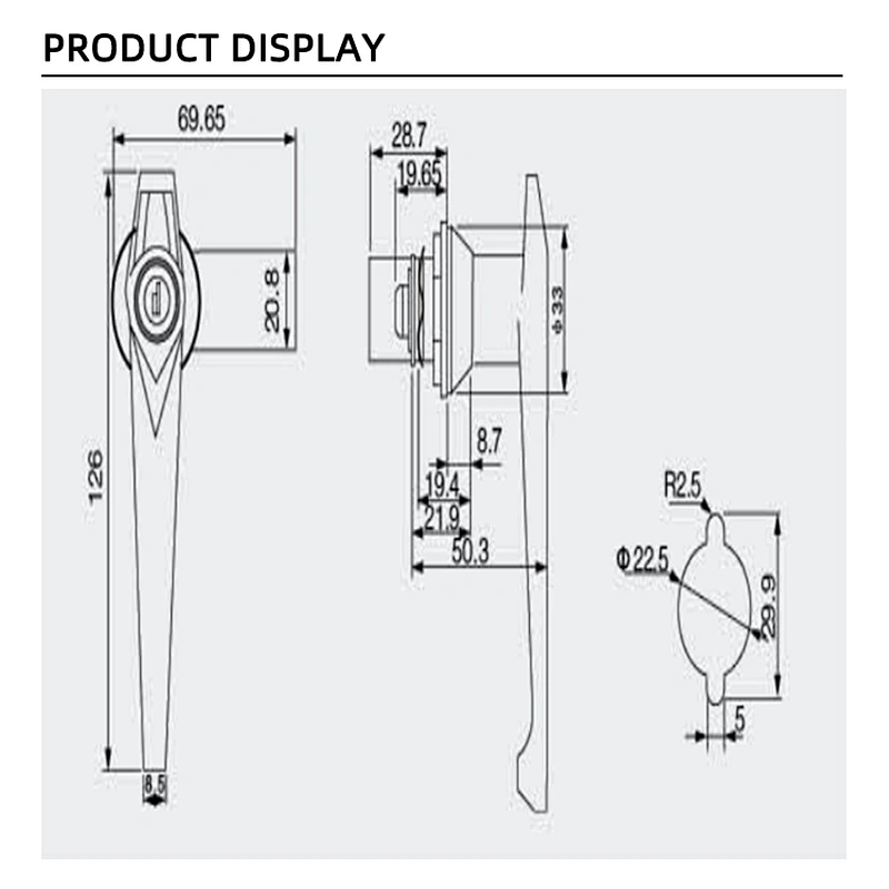 High Quality Handle Lock  cabinet handle latch
