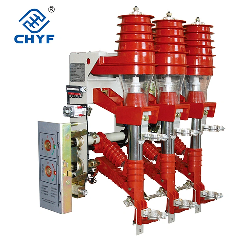 FKN 12 11kv 12kv 3 poles indoor high voltage 11/12 Kv three phase Gas Pressure load break disconnector switcher mechanism
