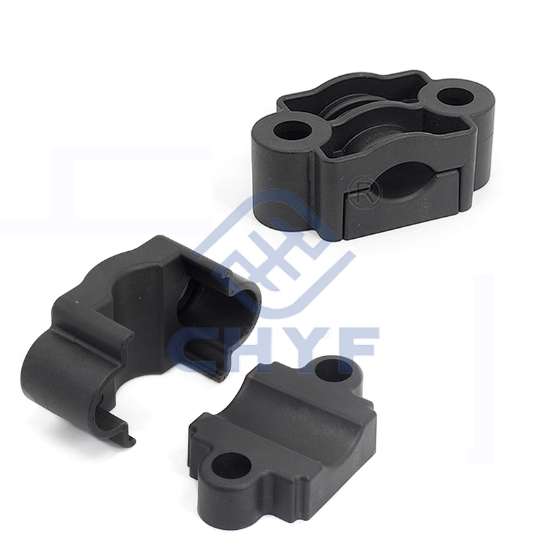 high voltage fireproof pvc cable clip manufacturer plastic electric cable fixing clamp  for switchgear