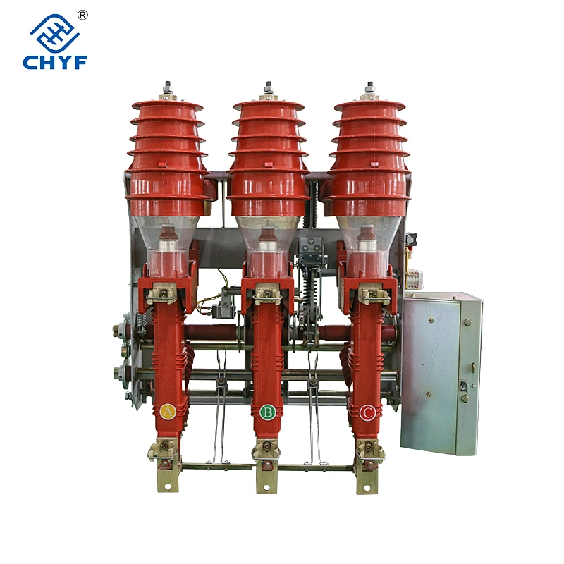 FKN 12 11kv 12kv 3 poles indoor high voltage 11/12 Kv three phase Gas Pressure load break disconnector switcher mechanism