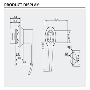 handle cam lock for electric cabinet/electrical  handle locks