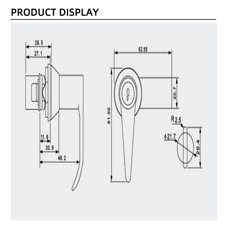 handle cam lock for electric cabinet/electrical  handle locks