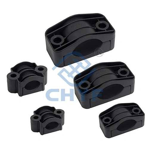 high voltage fireproof pvc cable clip manufacturer plastic electric cable fixing clamp  for switchgear