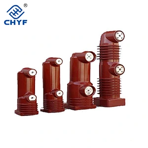 Epoxy resin vacuum interrupter embedded poles