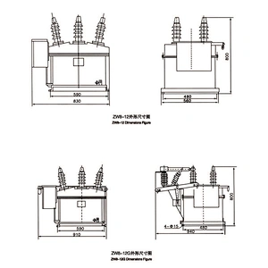 ZW8-12 outdoor high voltage vacuum circuit breaker