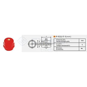 Low voltage busbar insulator