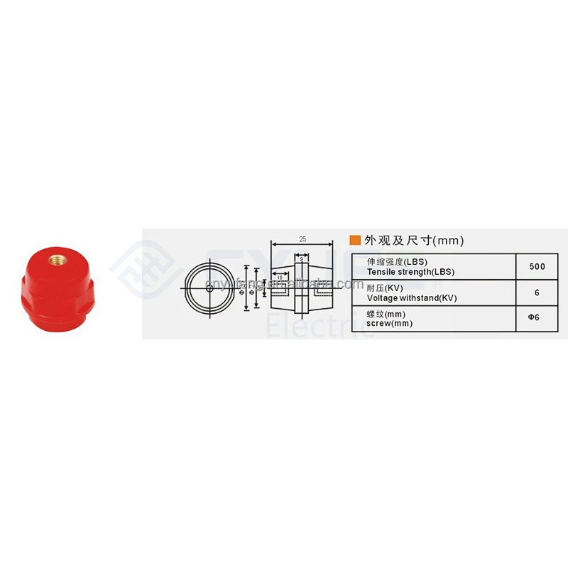 Low voltage busbar insulator