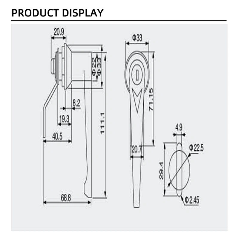 switchboard cabinet electrical door lock  handle door lock