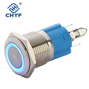 Momentary SPST 16mm 12v LED Push Button Switch