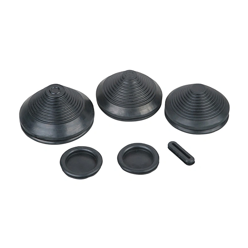 Rubber retainer for cables in high voltage switchgear