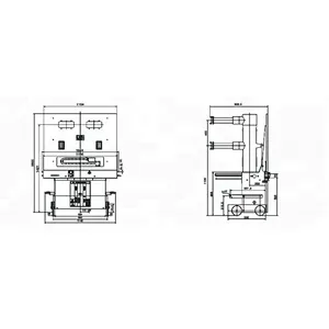 Indoor high voltage ZN85-40.5 33kv vacuum circuit breaker