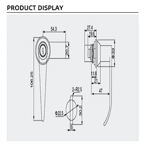 China supplier new premium Handle Style Cam lock