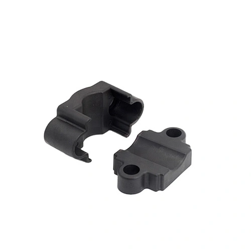 Plastic cable clamps made of insulating material