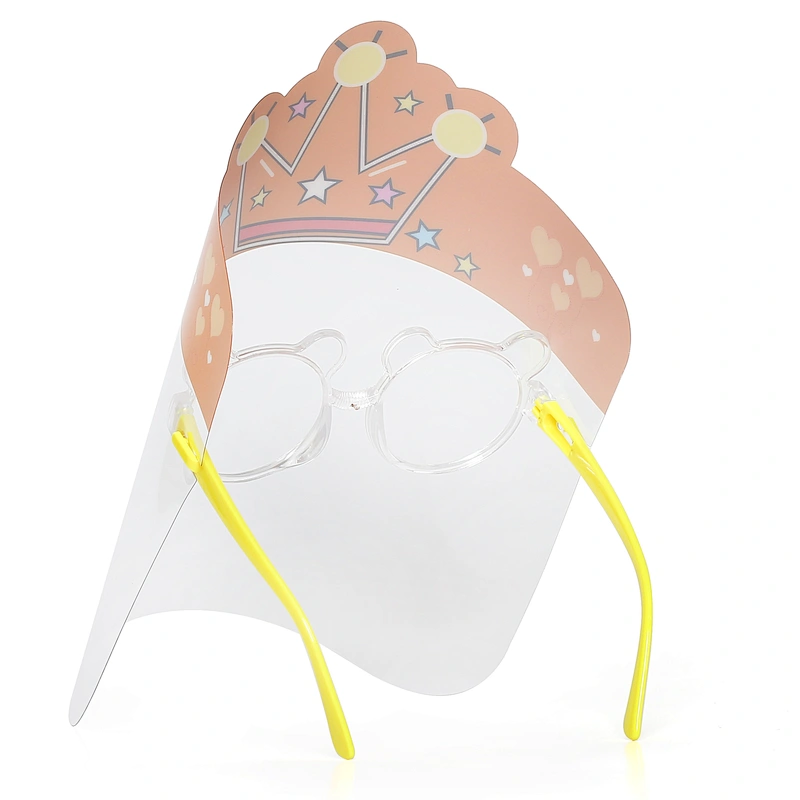 Kids Simple anti-fog faceshields transparent protection screen Kids Children face shield