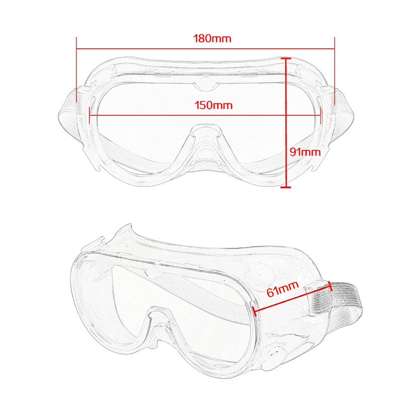 best quality anti fog safety goggles
