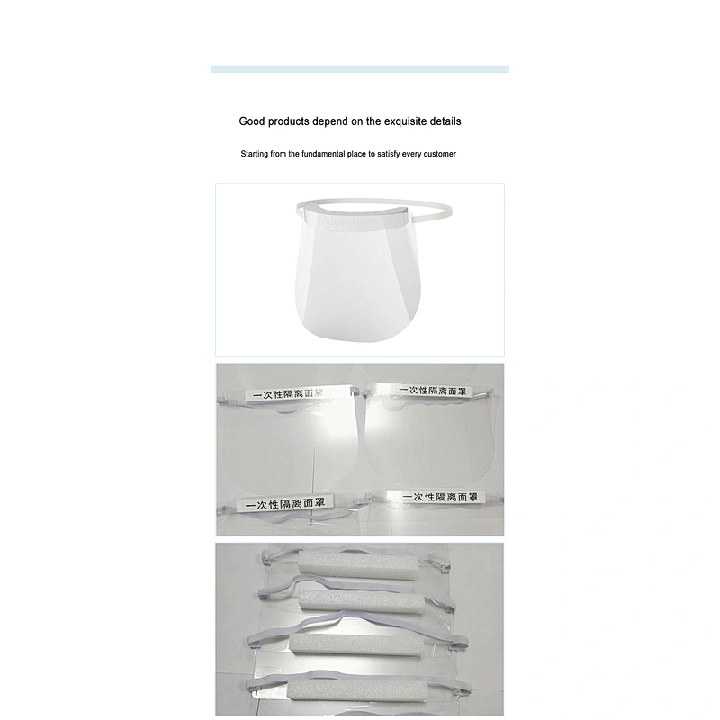 anti-fog medical face shield plastic transparent eye protection face+shield visors EN166