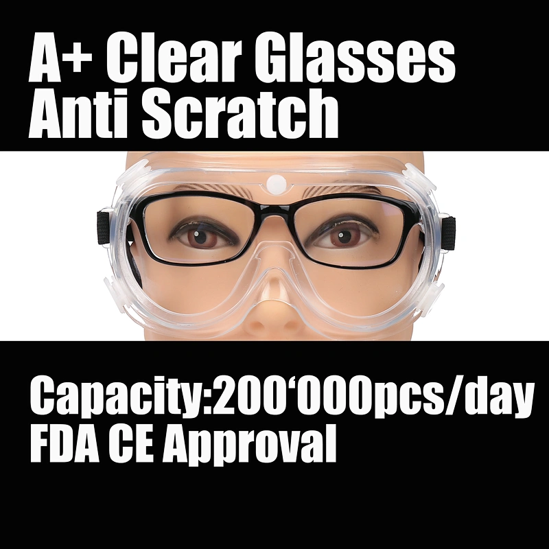 anti splash pvc goggles anti-fog