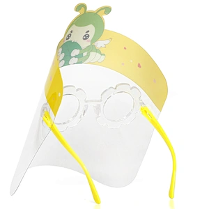 Kids Simple anti-fog faceshields anti-foam-oil-smoke transparent protection screen Children Kids face shield