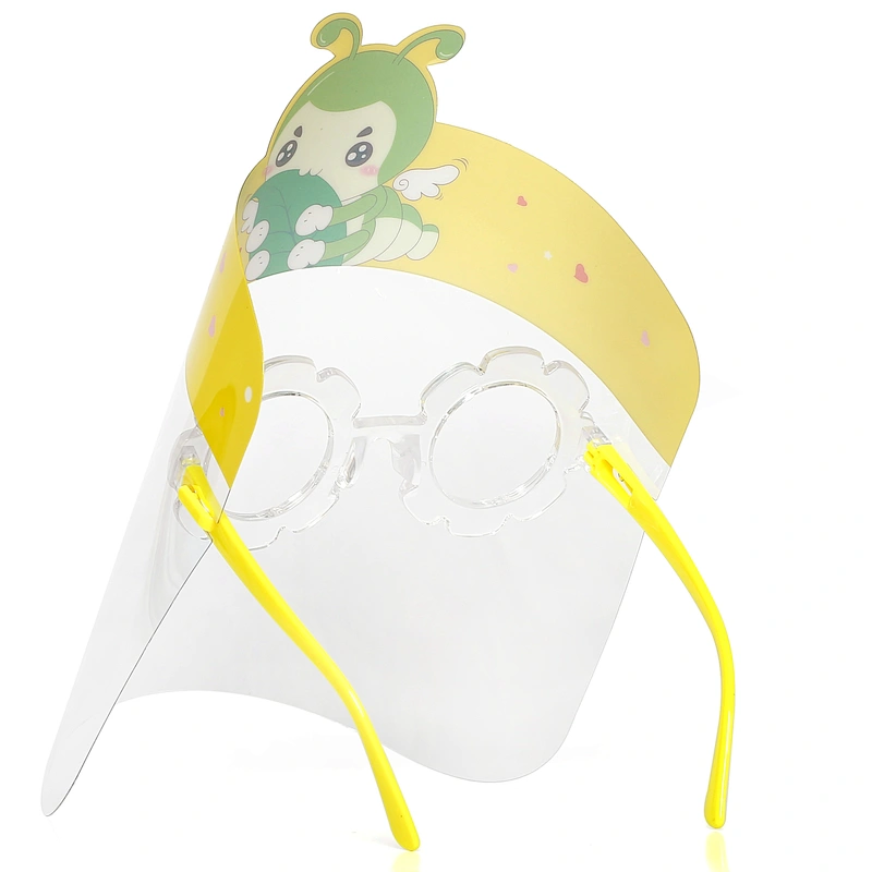 Kids Simple anti-fog faceshields anti-foam-oil-smoke transparent protection screen Children Kids face shield