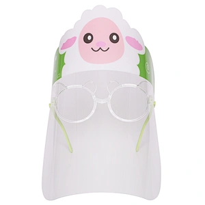Kids Simple anti-fog faceshields transparent protection screen Children face shield