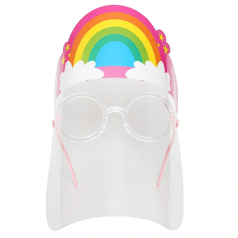 Children Simple anti-fog faceshields anti-foam-oil-smoke transparent protection screen Kids face shield