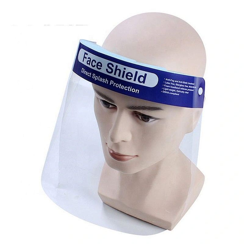 Simple multi-functional anti-fog faceshields anti-foam-oil-smoke transparent protection screen face shield