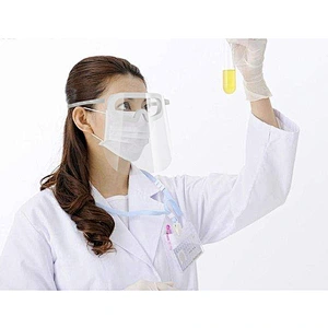 clear anti fog eye protection face shield plastic transparent faceshield visors EN166