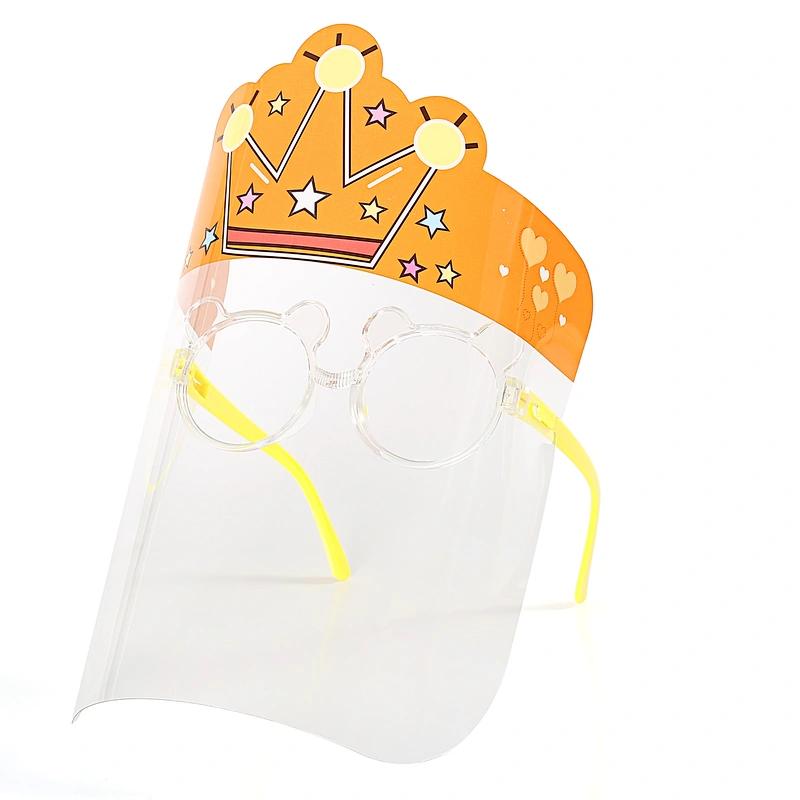 Kids Simple anti-fog faceshields transparent protection screen Kids Children face shield