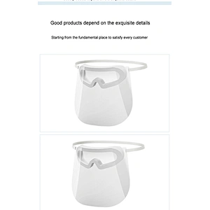 clear anti fog eye protection face shield plastic transparent faceshield visors EN166