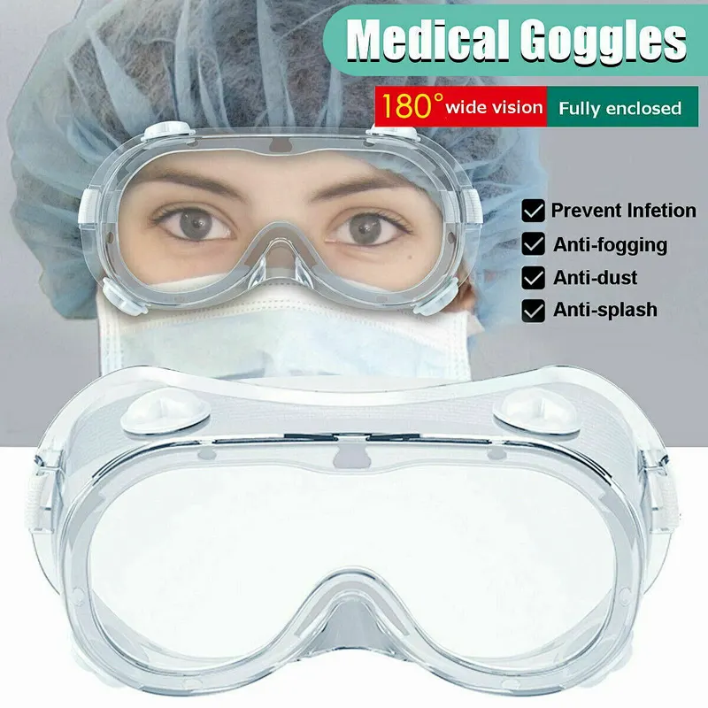 recycleable eye goggles tear off medical goggles
