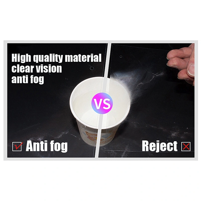 in stock anti-fog anti-spray transparent face shield for personal protection
