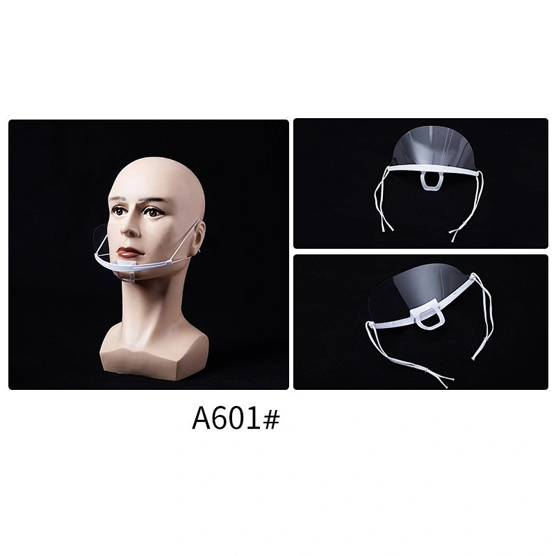 transparent clear protection plastic visors isolationmask anti-fog anti-spray face mouthmask
