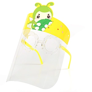 Kids Simple anti-fog faceshields anti-foam-oil-smoke transparent protection screen Children Kids face shield
