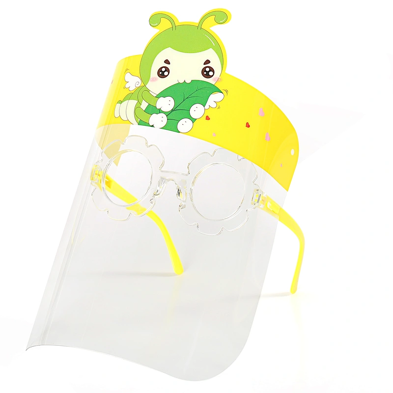 Kids Simple anti-fog faceshields anti-foam-oil-smoke transparent protection screen Children Kids face shield