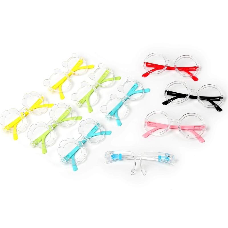 Children Simple anti-fog faceshields anti-foam-oil-smoke transparent protection screen Kids face shield