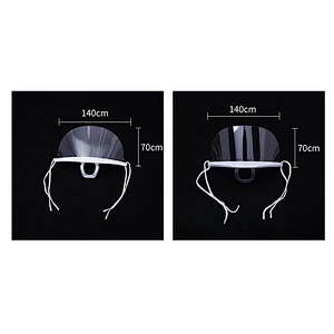 transparent clear protection plastic visors isolationmask anti-fog anti-spray face mouthmask