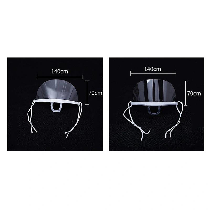 transparent clear protection plastic visors isolationmask anti-fog anti-spray face mouthmask