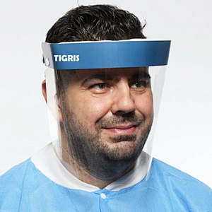 in stock anti-fog anti-spray transparent face shield for personal protection