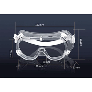 anti splash pvc goggles anti-fog