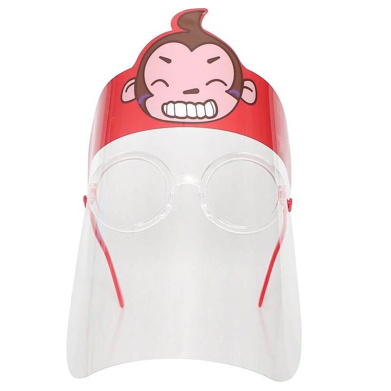 Children Simple multi-functional anti-fog faceshields anti-foam-oil-smoke transparent protection screen Kids face shield