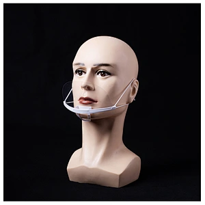transparent clear protection plastic visors isolationmask anti-fog anti-spray face mouthmask